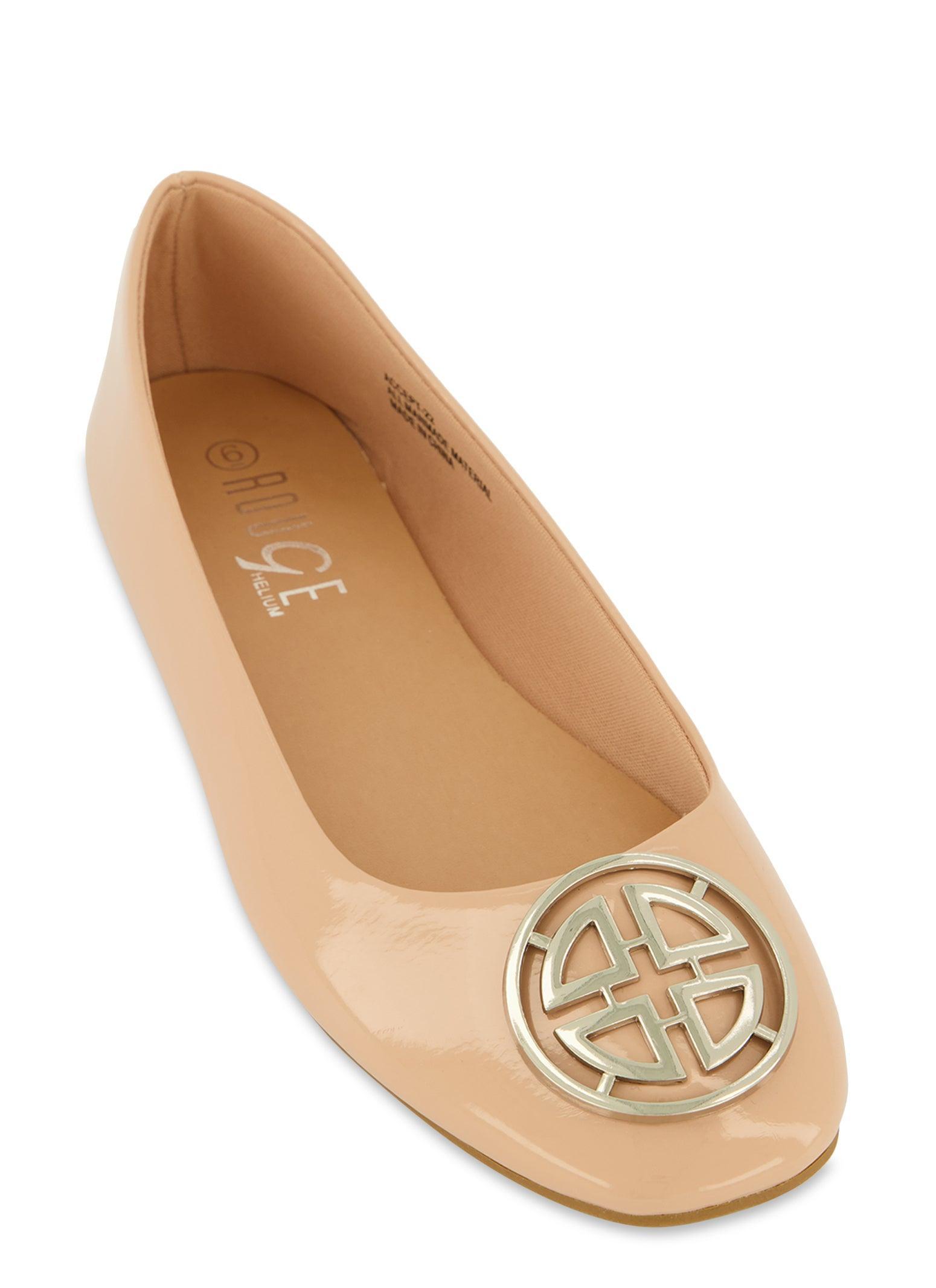 Womens Geo Pendant Flats Product Image