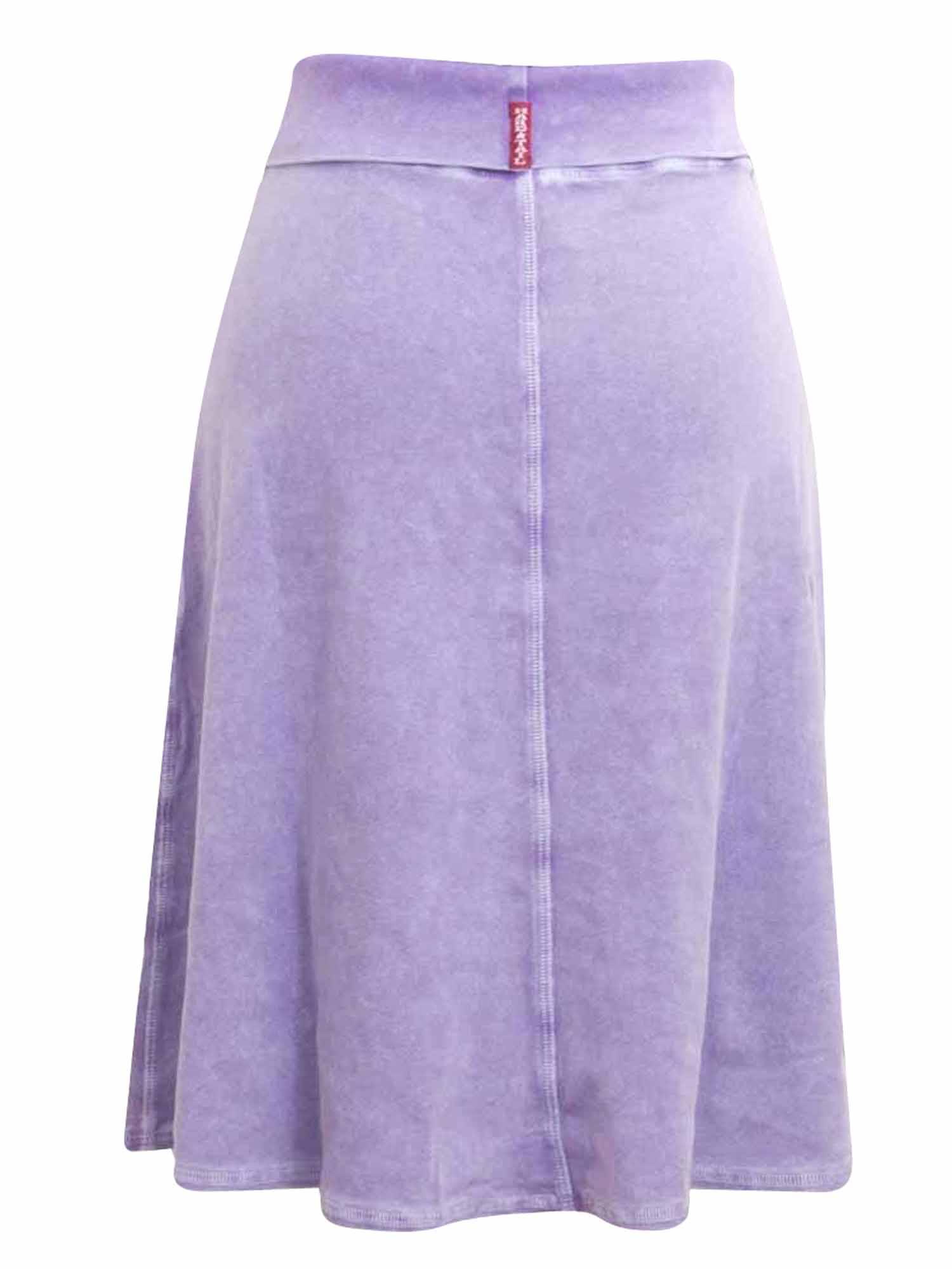 Hard Tail Forever Knee Length A-Line Rolldown Waist Skirt (Style B-126) Product Image