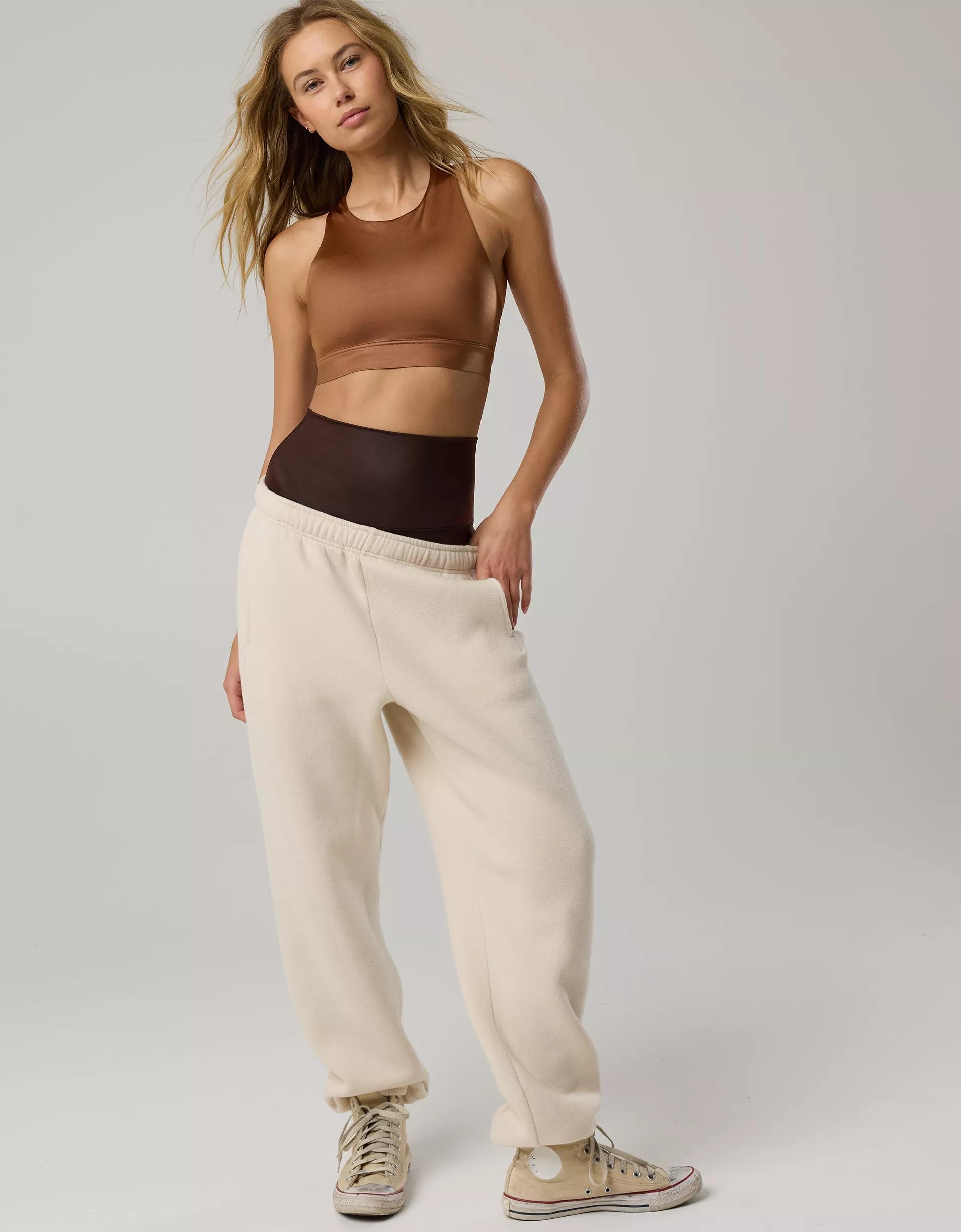 OFFLINE By Aerie Goals Gloss High Neck Sports Bra Product Image