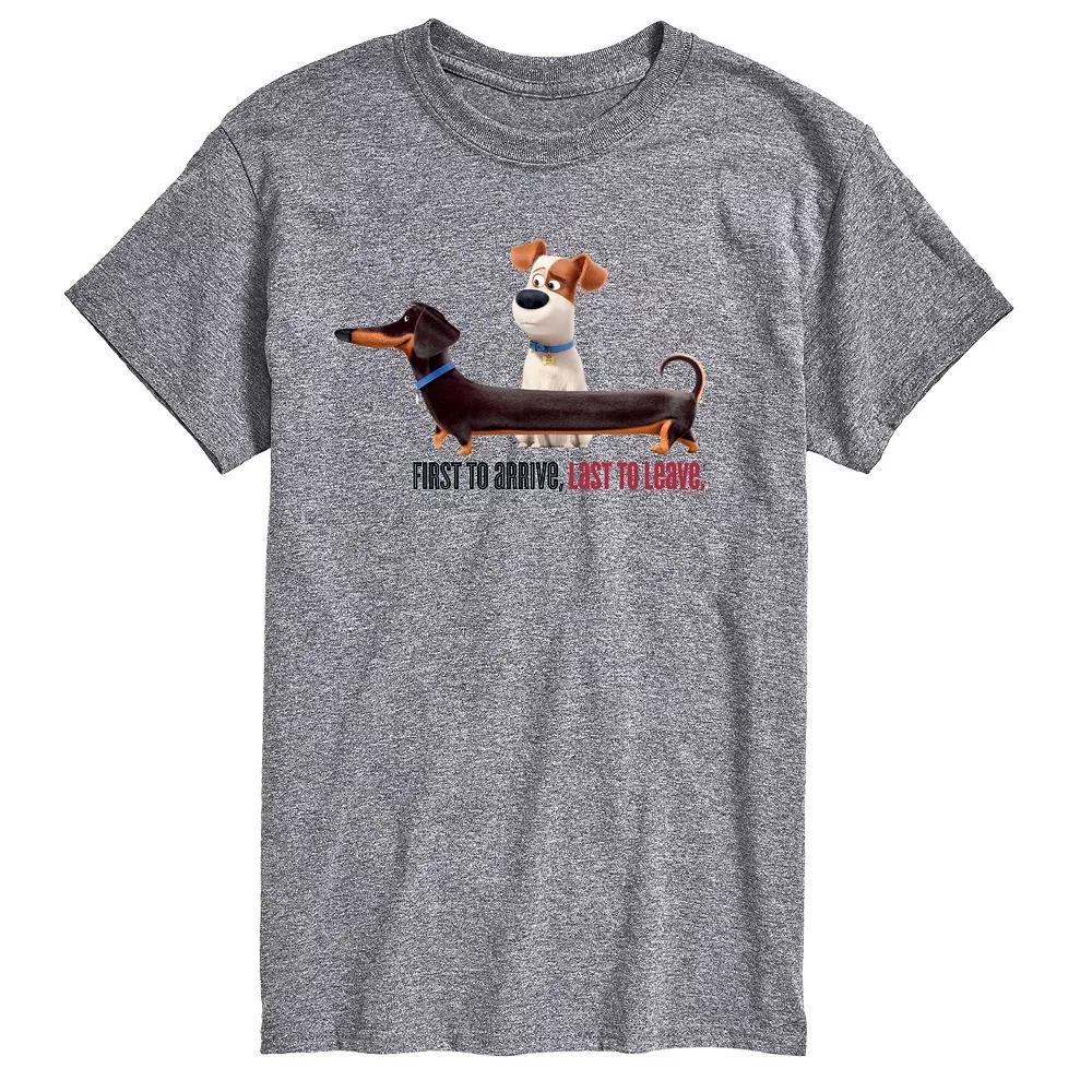 Big & Tall The Secret Life of Pets First To Arrive Dachshund Graphic Tee, Mens Product Image