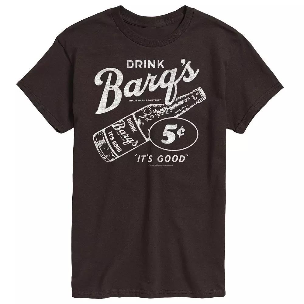 Mens Barqs Vintage Logo Graphic Tee Grey Green Product Image