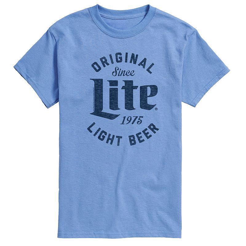 Mens Miller Light Original Lite Since 1975 Graphic Tee Ivory Product Image