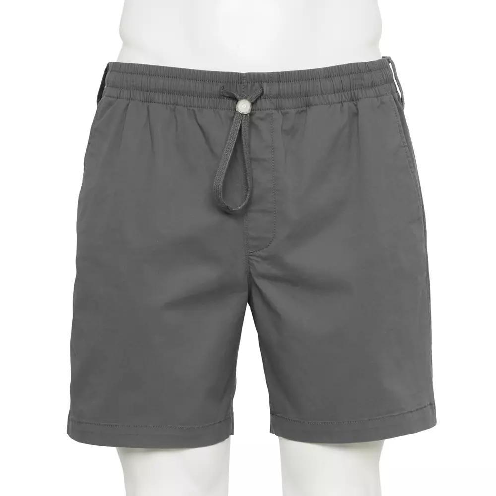 Men's Adaptive Sonoma Goods For Life® 7" Everyday Pull-On Shorts, Size: Small, Dark Gray Product Image