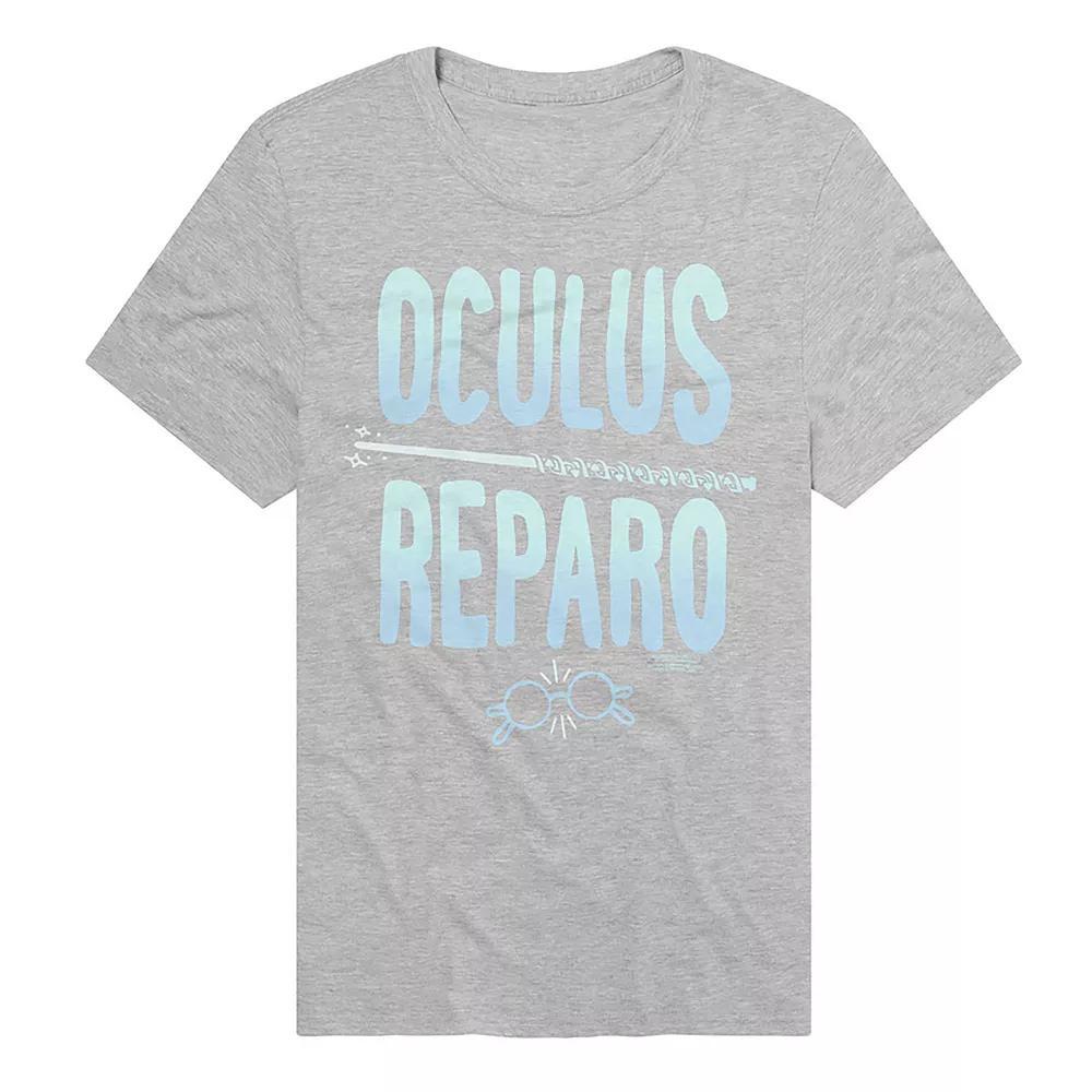 Men's Harry Potter Oculus Reparo Spell Graphic Tee, Size: Medium, Athletic Grey Product Image
