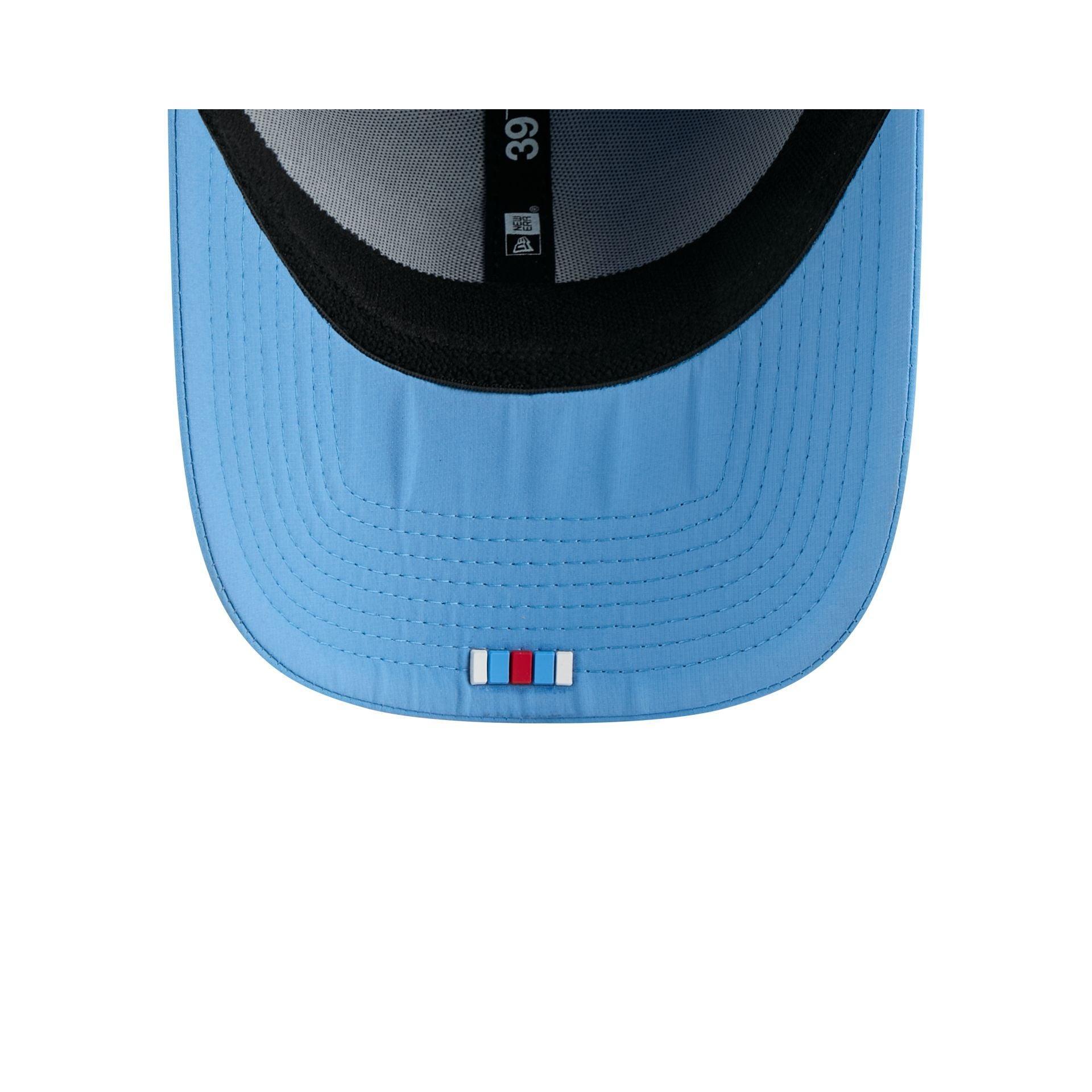 Oilers 2025 Sideline Hot Weather Historic 39THIRTY Stretch Fit Hat Male Product Image