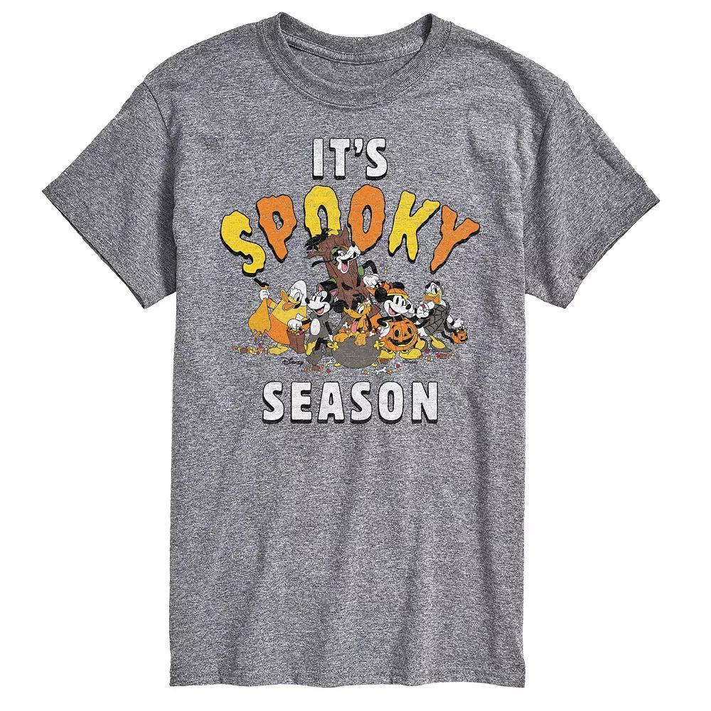 Disney's Mickey Mouse & Friends Big & Tall Its Spooky Season Graphic Tee, Men's, Size: XXL Tall, White Product Image
