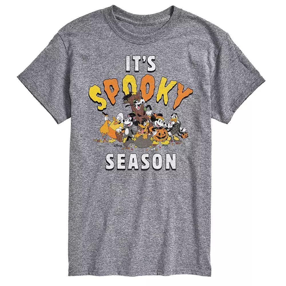 Disney's Mickey Mouse & Friends Big & Tall Its Spooky Season Graphic Tee, Men's, Size: XXL Tall, White Product Image
