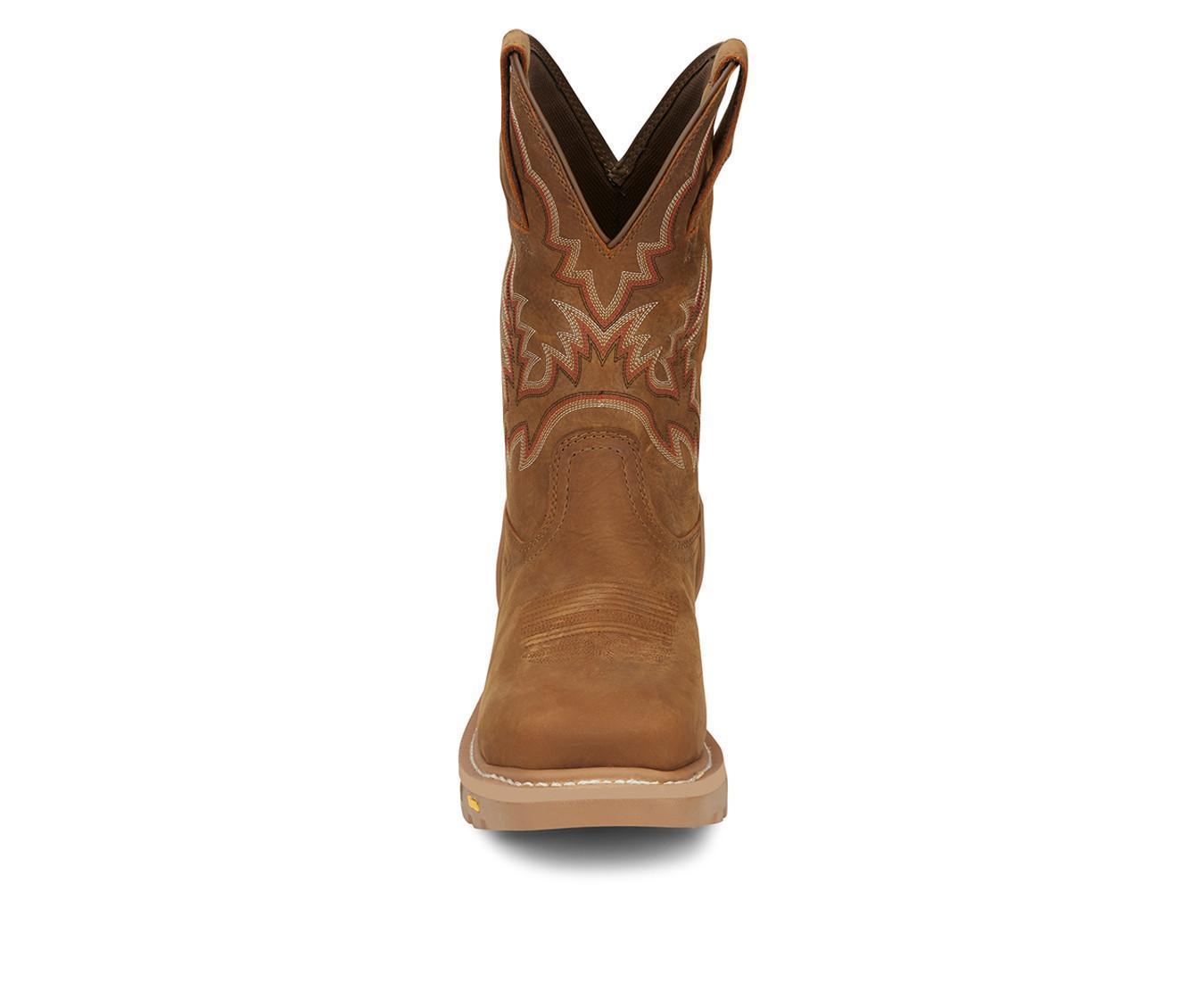 Men's Justin Boots Montana 11" Waterproof Compostie Toe Work Boots Product Image