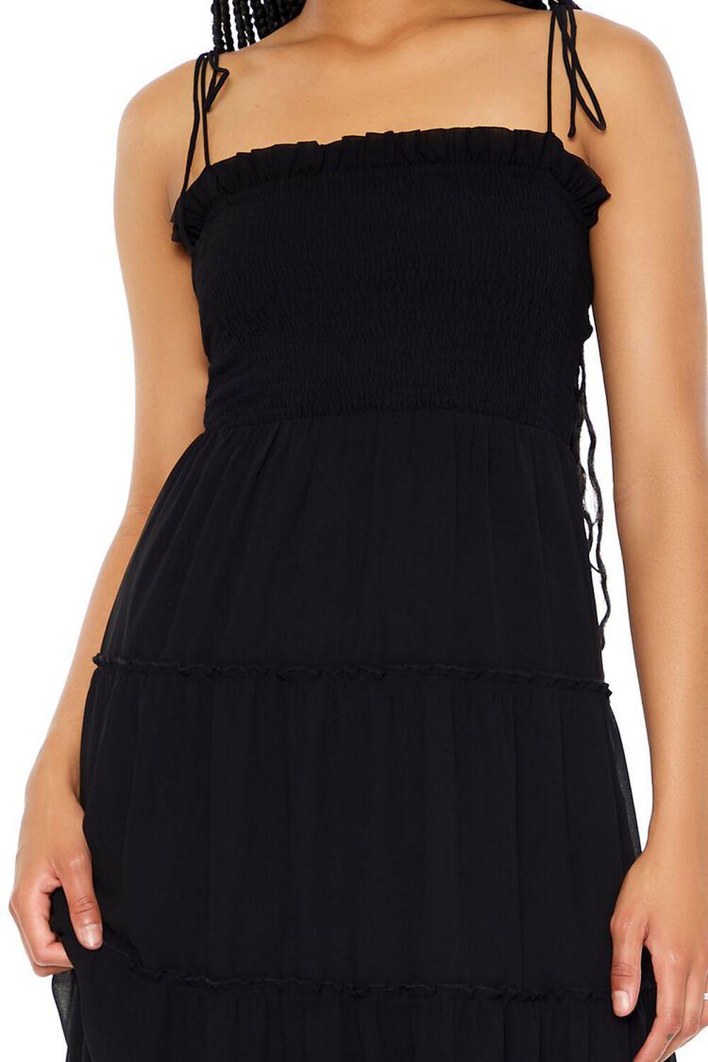 Tiered Self-Tie Cami Midi Dress | Forever 21 Product Image