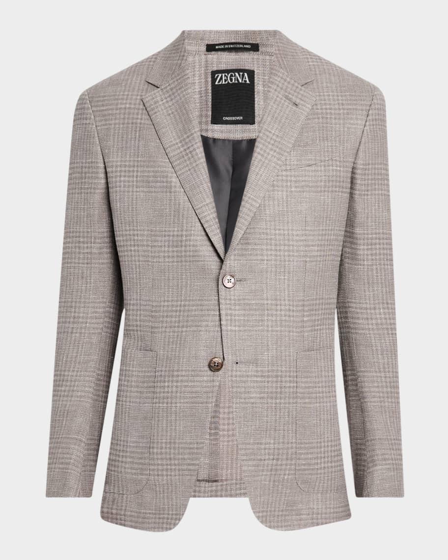 Mens Check Crossover Sport Coat Product Image