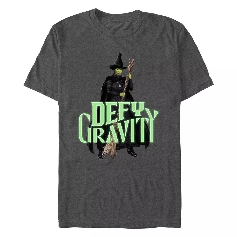 Big & Tall Wicked Elphaba Graphic Tee, Men's, Size: XL Tall, Grey Heather Product Image