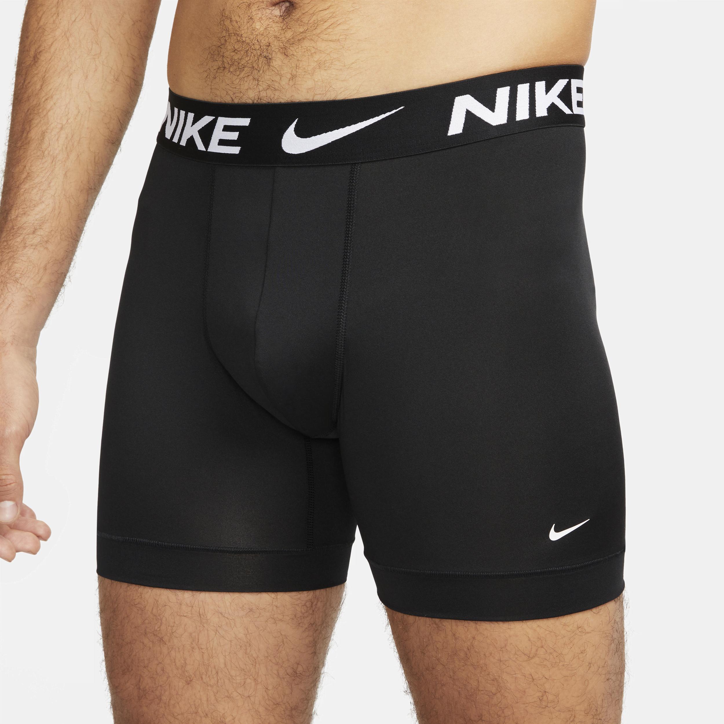 Mens Nike Dri-FIT Essential 3-pack Microfiber Boxer Briefs Product Image