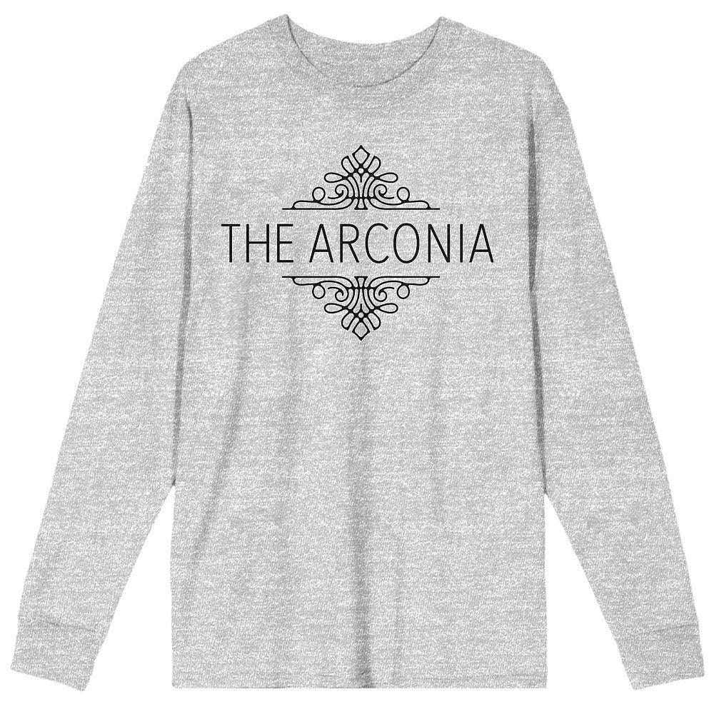 Men's Only Murders In The Building Arconia Logo Graphic Tee, Size: XXL, Gray Product Image