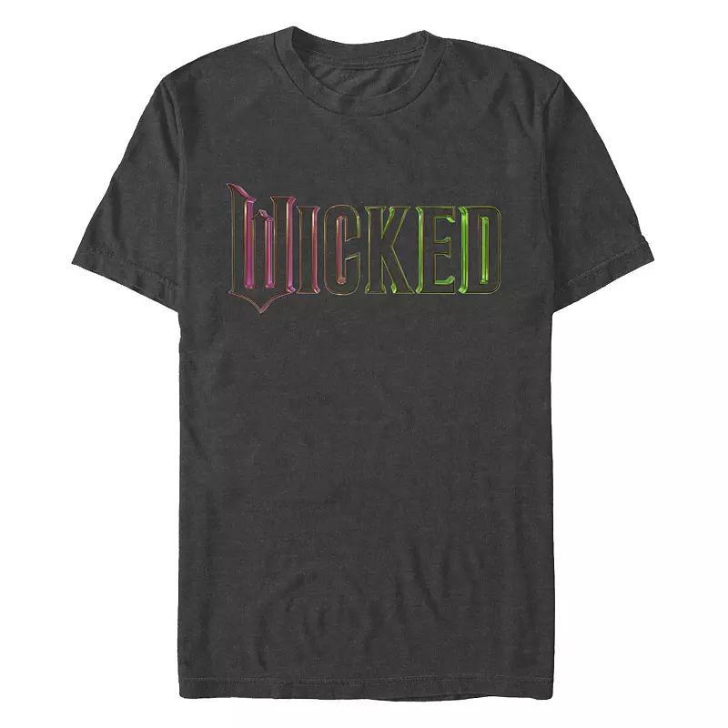 Men's Wicked Movie Logo Graphic Tee, Size: Large, Grey Heather Product Image