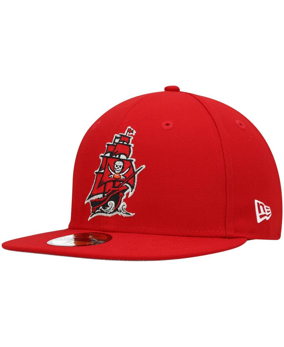 Men's New Era Red Tampa Bay Buccaneers Omaha 59FIFTY Fitted Hat, Size: 7 1/2 Product Image