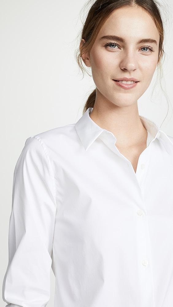 Theory Luxe Tenia Button Down Blouse | Shopbop Product Image