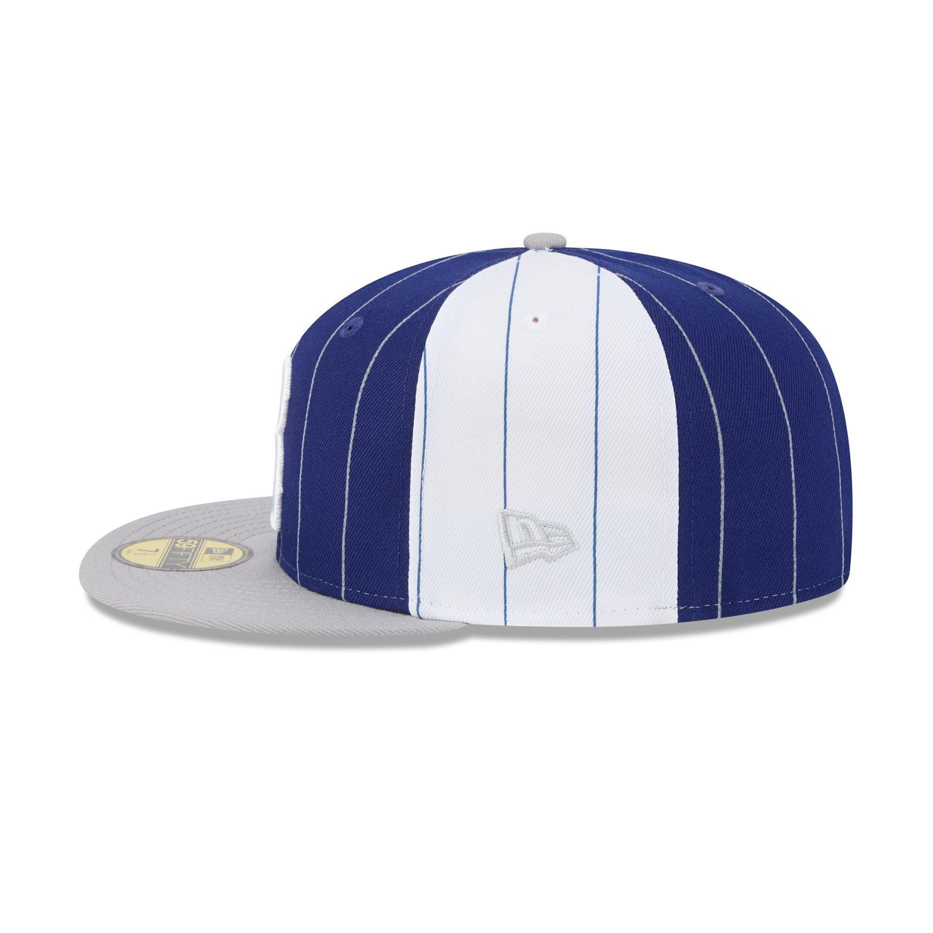 Brooklyn Dodgers Pinstripe League Pin 59FIFTY Fitted Hat Male Product Image