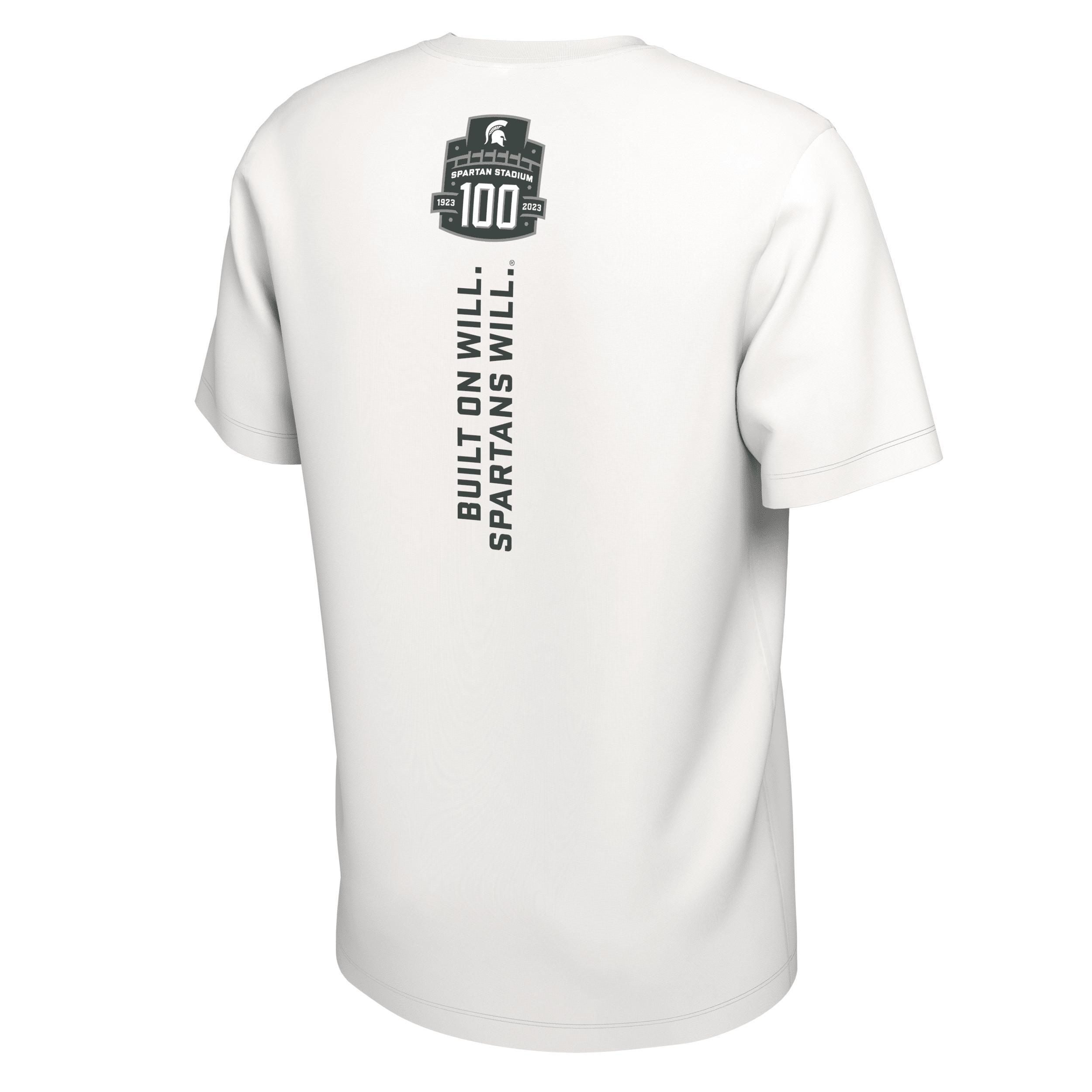 Men's Nike White Michigan State Spartans 2023 Fan T-Shirt, Size: 2XL Product Image