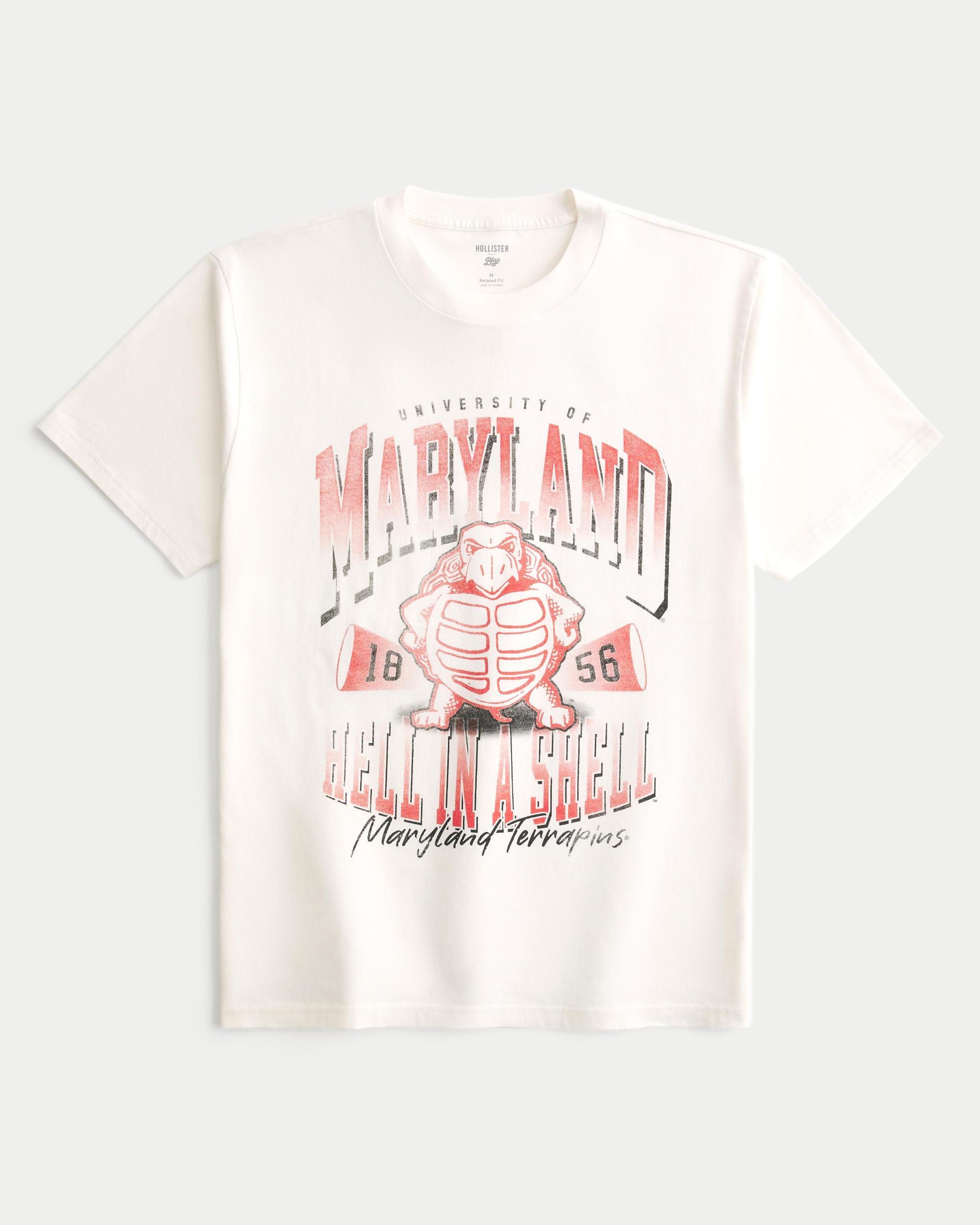 Relaxed University of Maryland Terrapins Graphic Tee Product Image