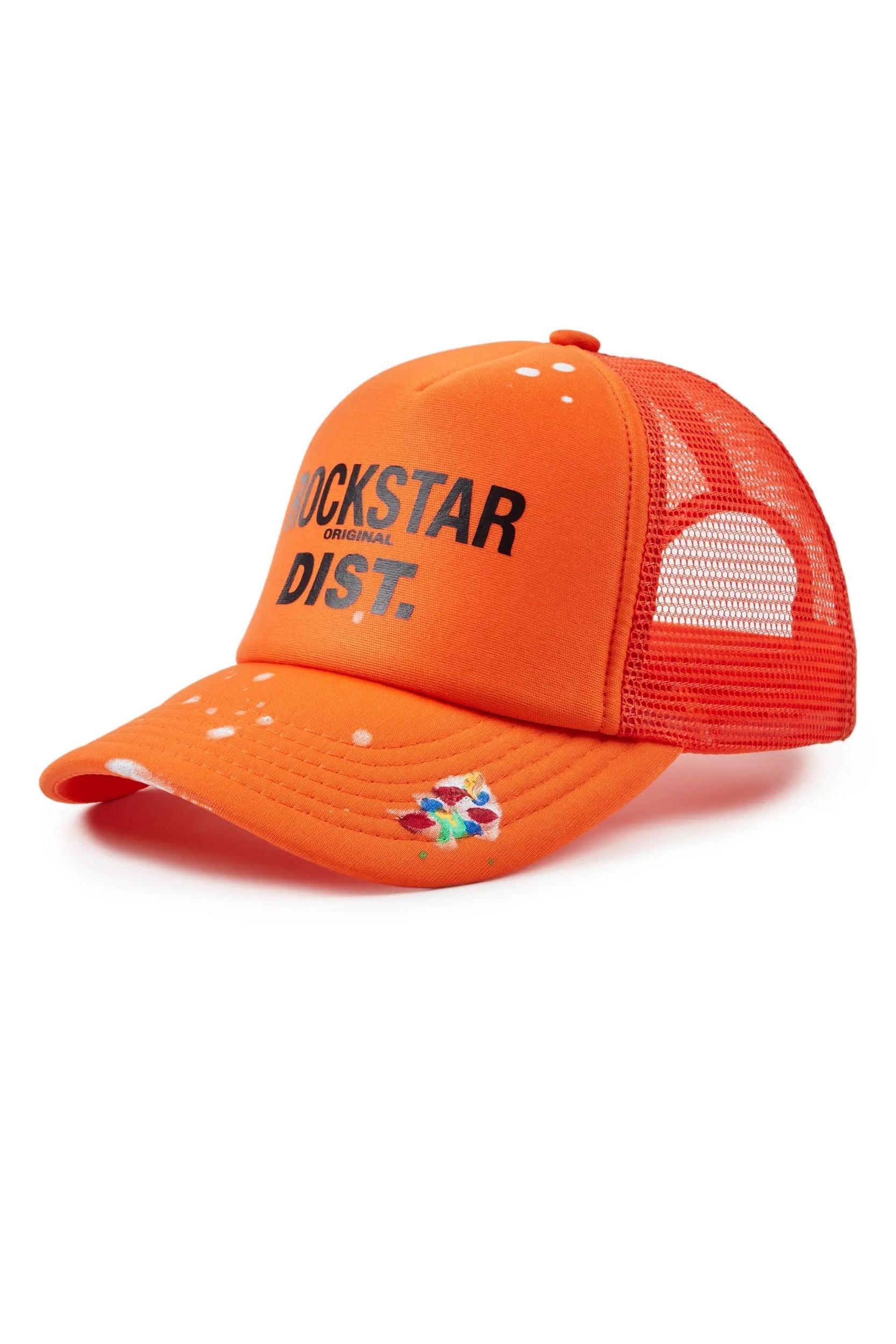 Neptune Orange Trucker Hat Male Product Image