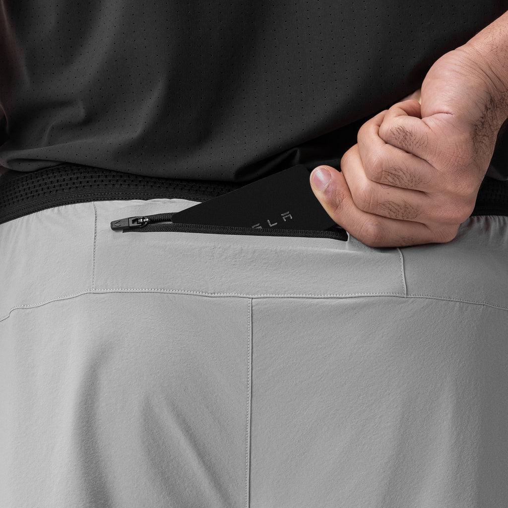 0953. Aerotex™ Hybrid Liner Short - Slate Grey/Black Product Image