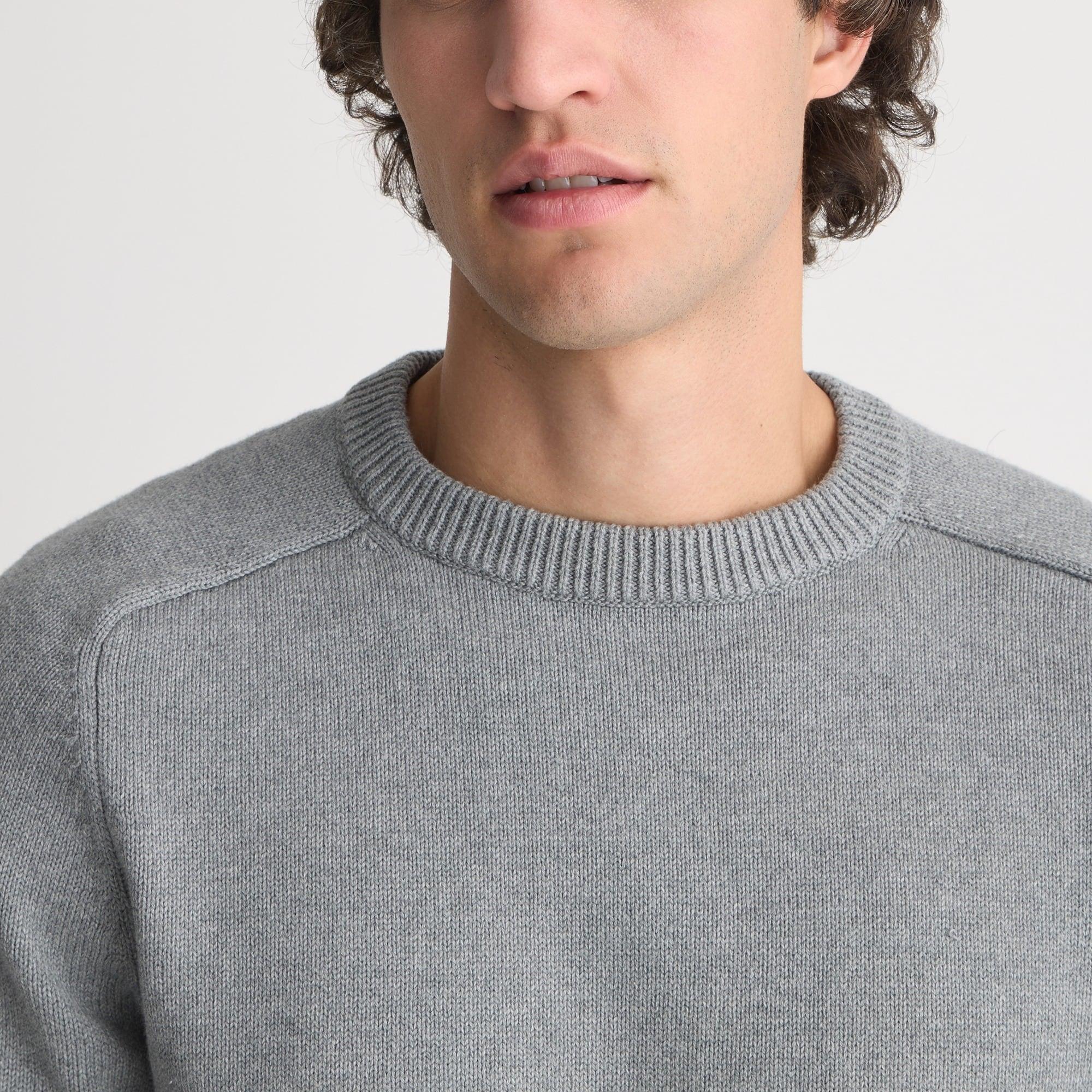 Heritage cotton crewneck sweater Product Image