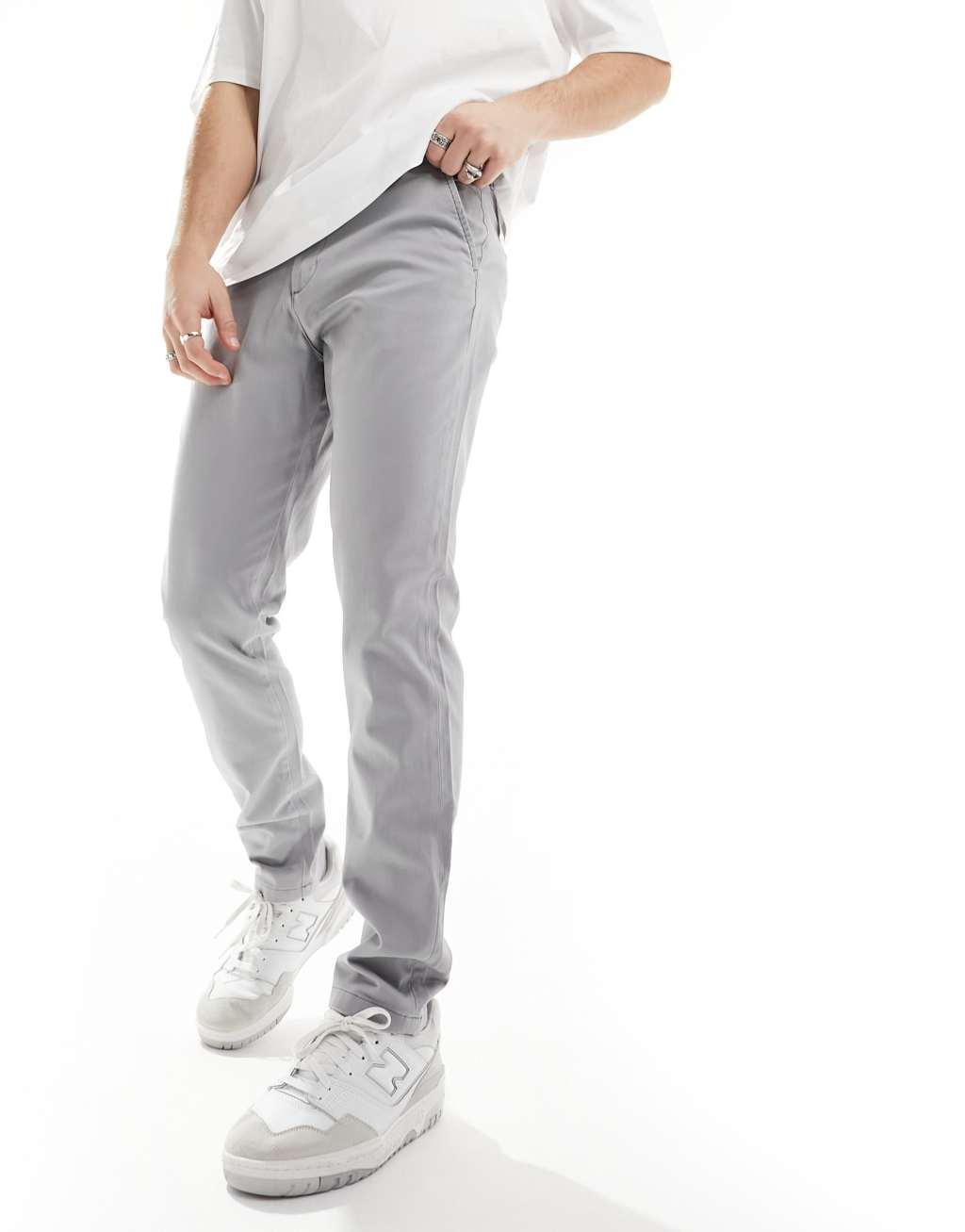 Jack & Jones chino in slim fit gray Product Image
