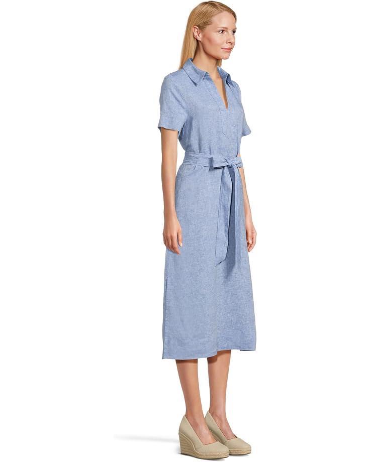 Belted Crepe Dress Product Image