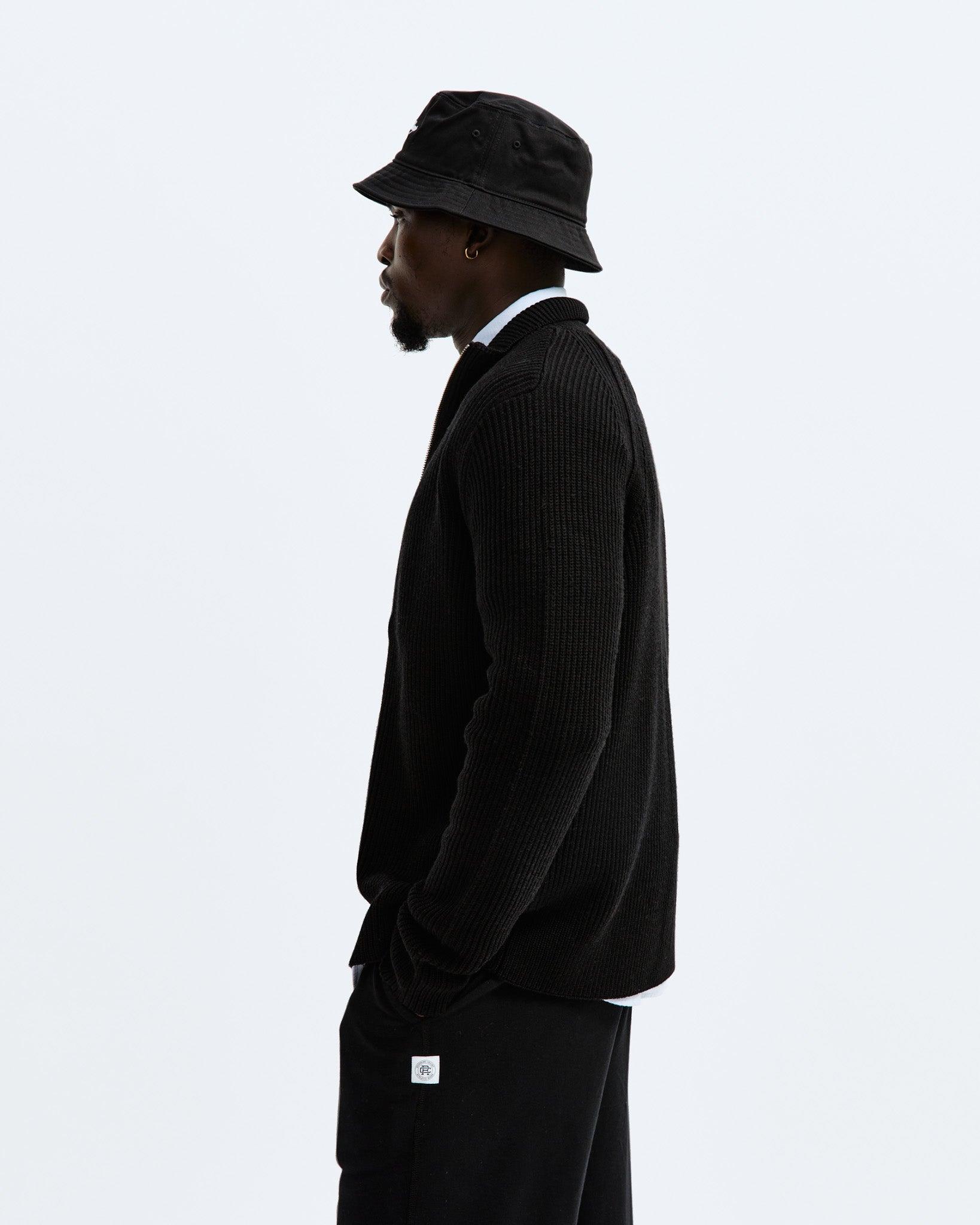Heavyweight Merino Vinnie Track Jacket - Vault Male Product Image