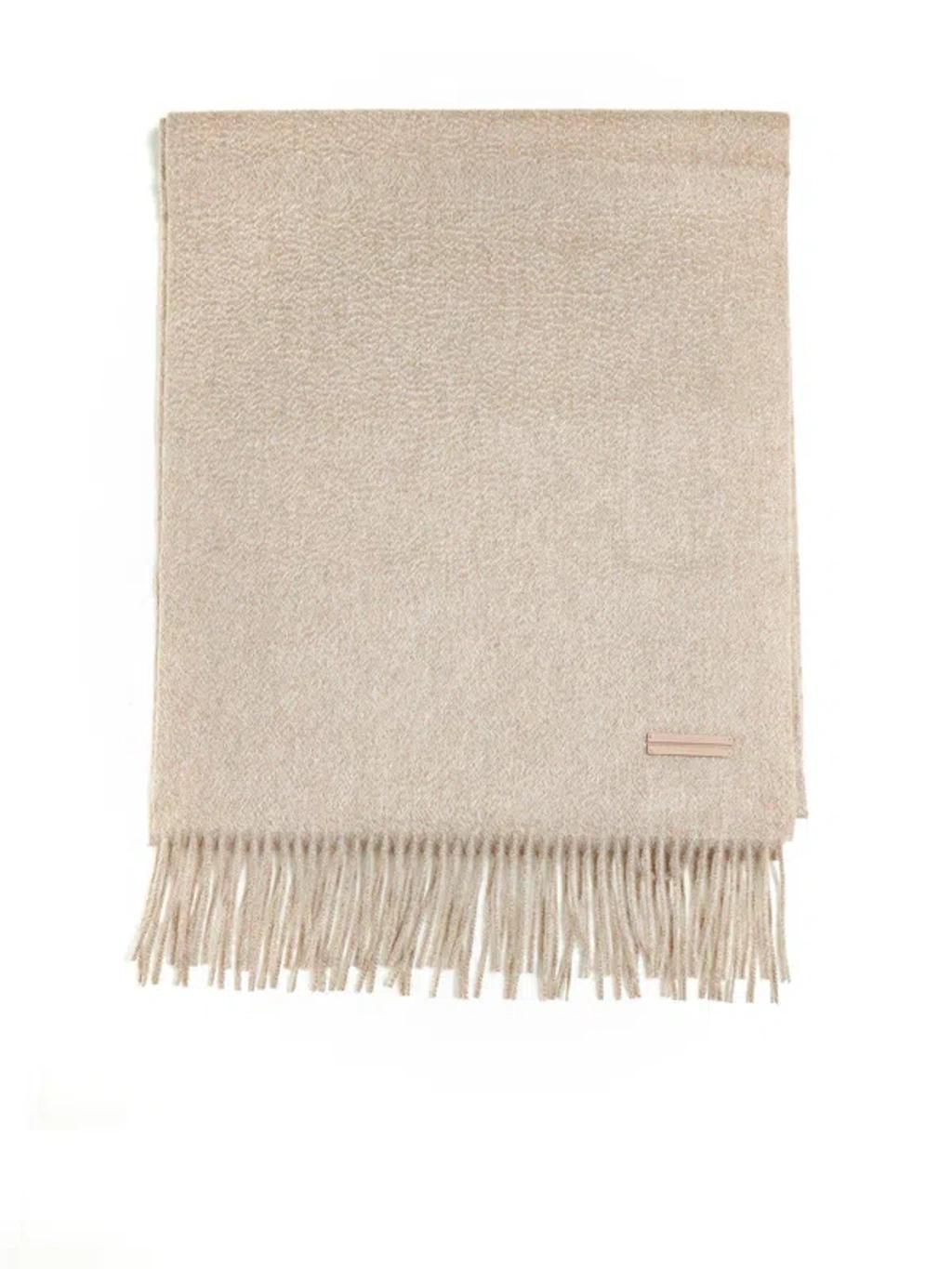 ZEGNA Oasi Fringed Edge Scarf In Medium Beige Product Image