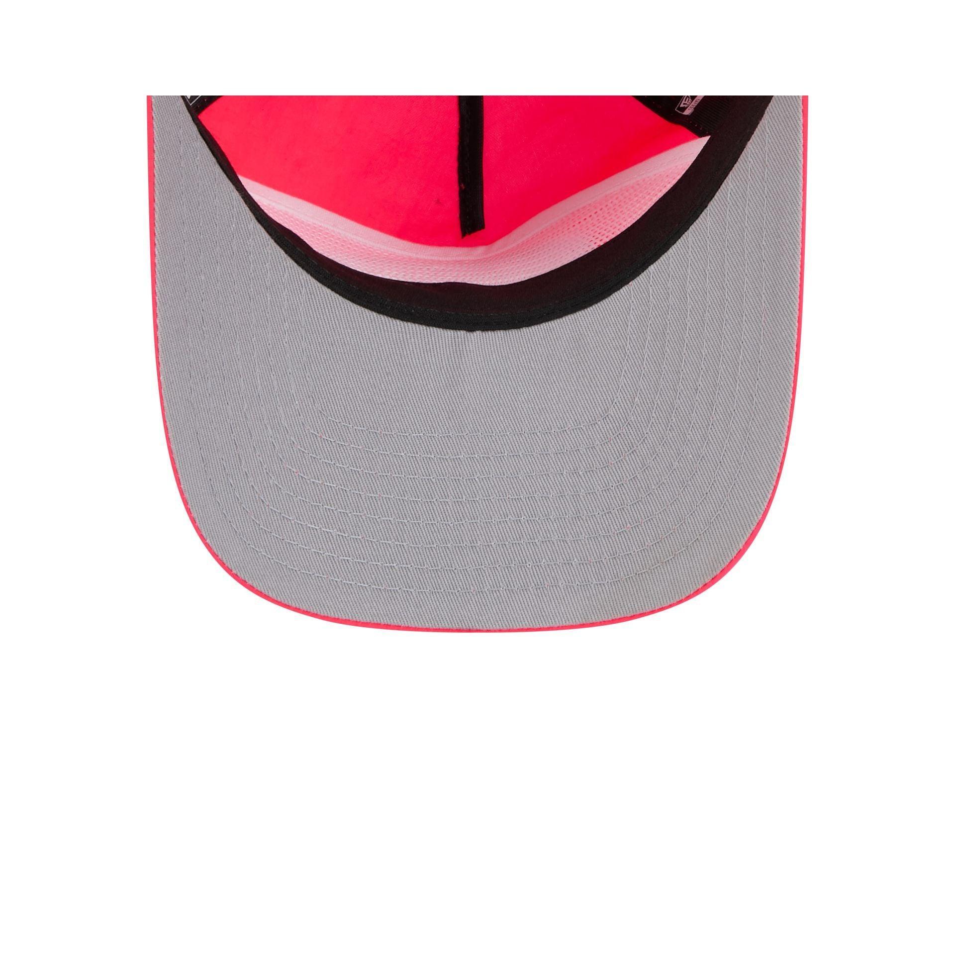 Atlanta Braves Black Script Safety Pin 59FIFTY A-Frame Fitted Hat Male Product Image