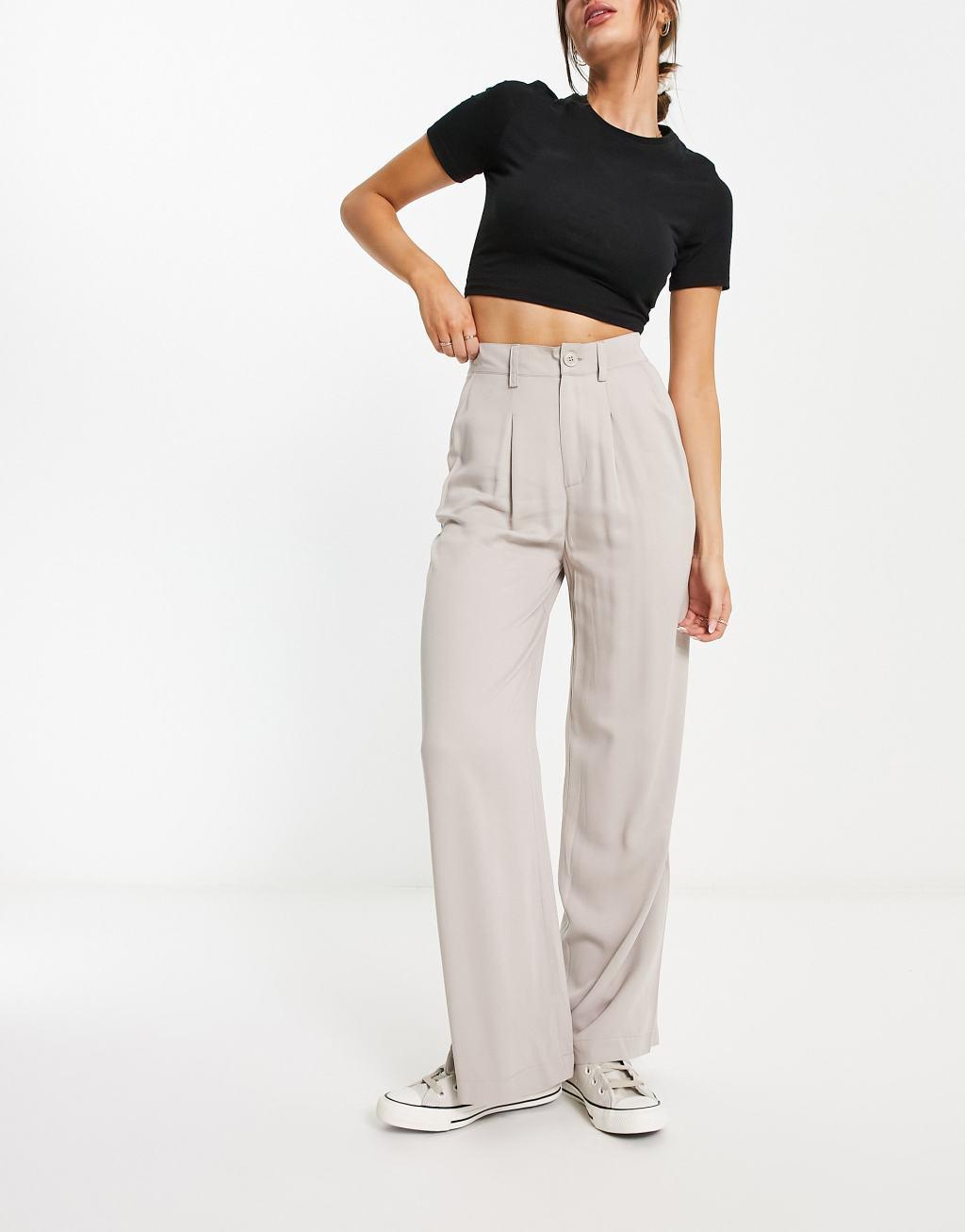 ASOS DESIGN wide leg dad pants Product Image