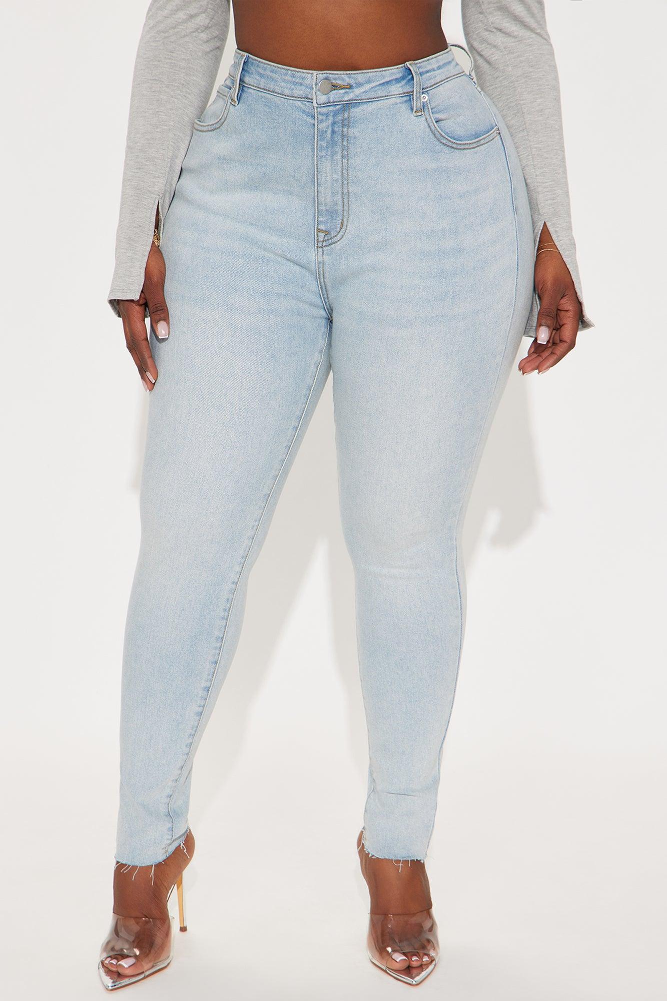 In My Prime High Waist Skinny Jeans - Light Wash Product Image