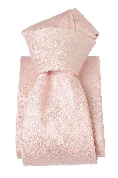 Elizabetta Montecarlo - Extra Long Silk Jacquard Tie for Men in Pink at Nordstrom Product Image