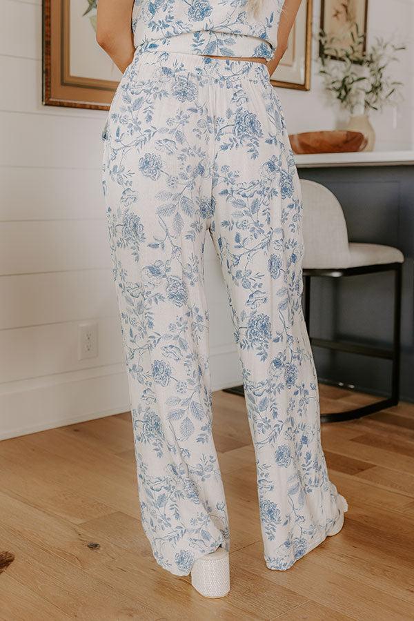Tuscany Villa High Waist Linen-Blend Pants Product Image
