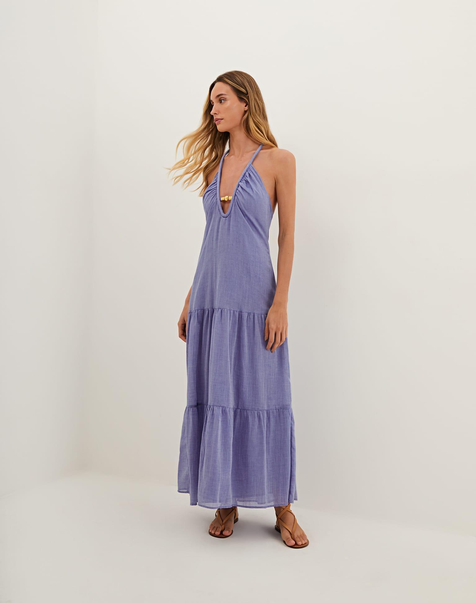 Cassia Maxi Dress - Sapphire Product Image