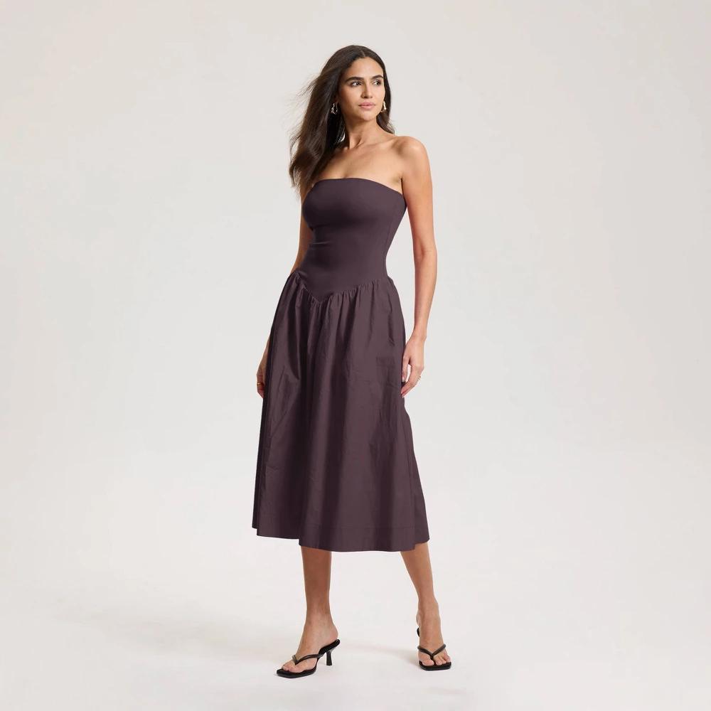 Women's Tube Knit Maxi A-Line Dress - A New Day™ Product Image
