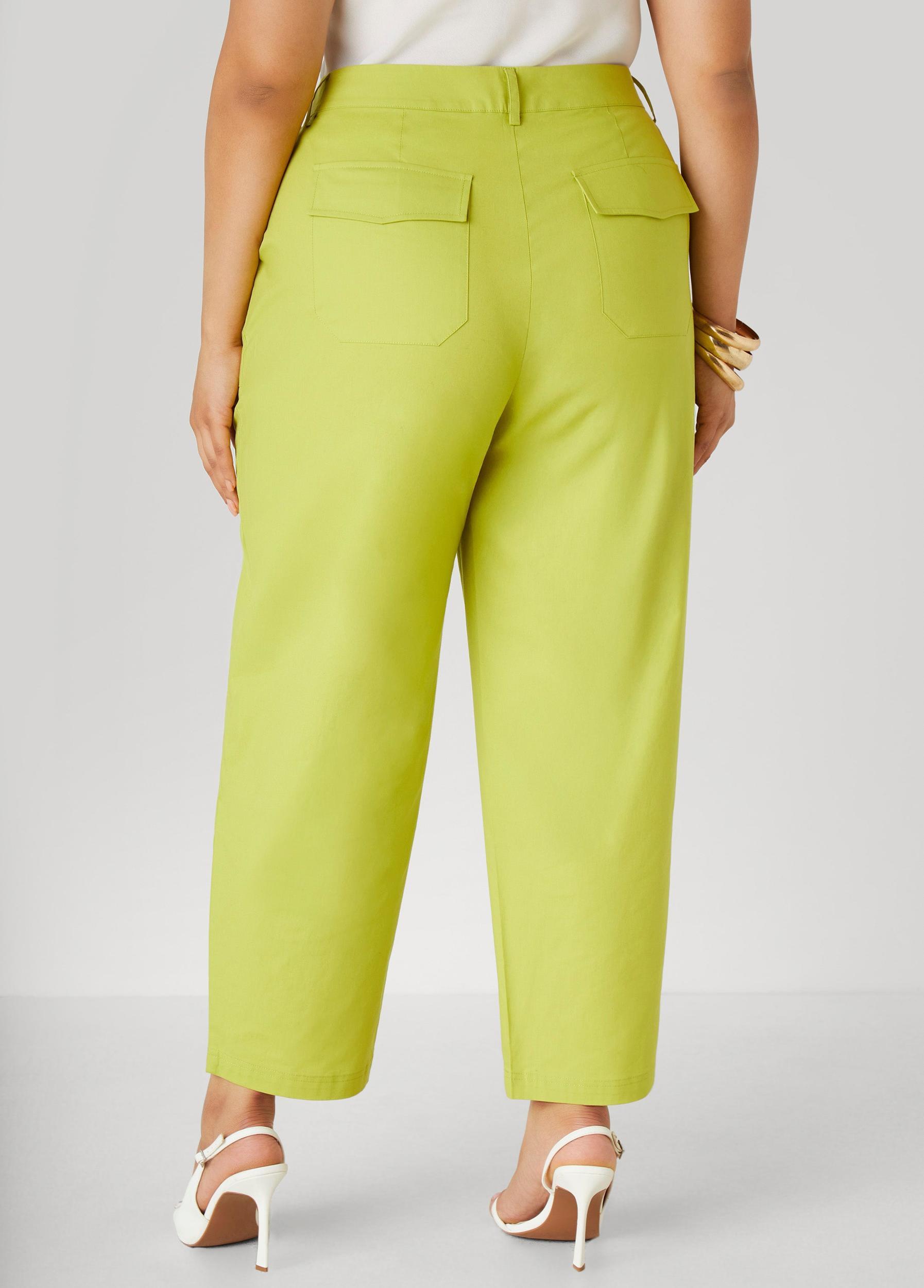 Tapered Stretch Cotton Pants Product Image