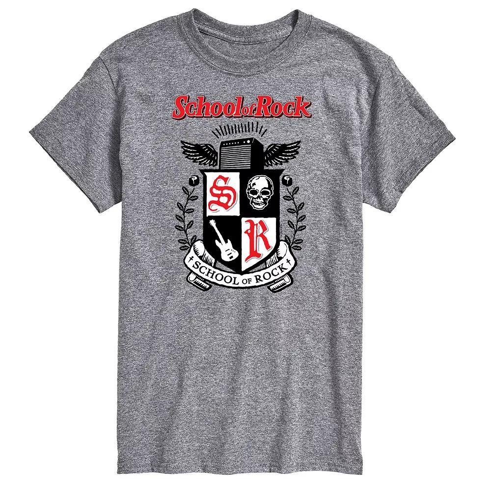 Big & Tall School of Rock Crest Graphic Tee, Mens Product Image