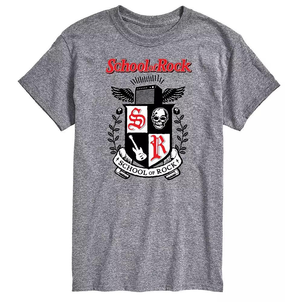 Big & Tall School of Rock Crest Graphic Tee, Mens Product Image