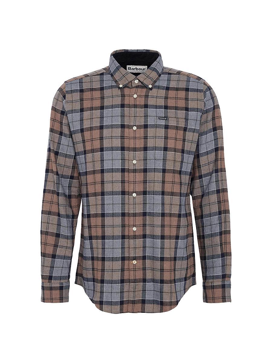 Mens Rasay Plaid Tailored Fit Shirt Product Image