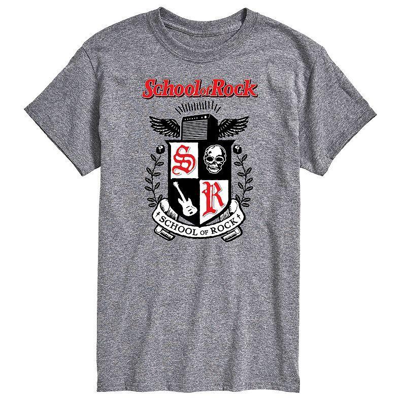 Big & Tall School of Rock Crest Graphic Tee, Mens Product Image