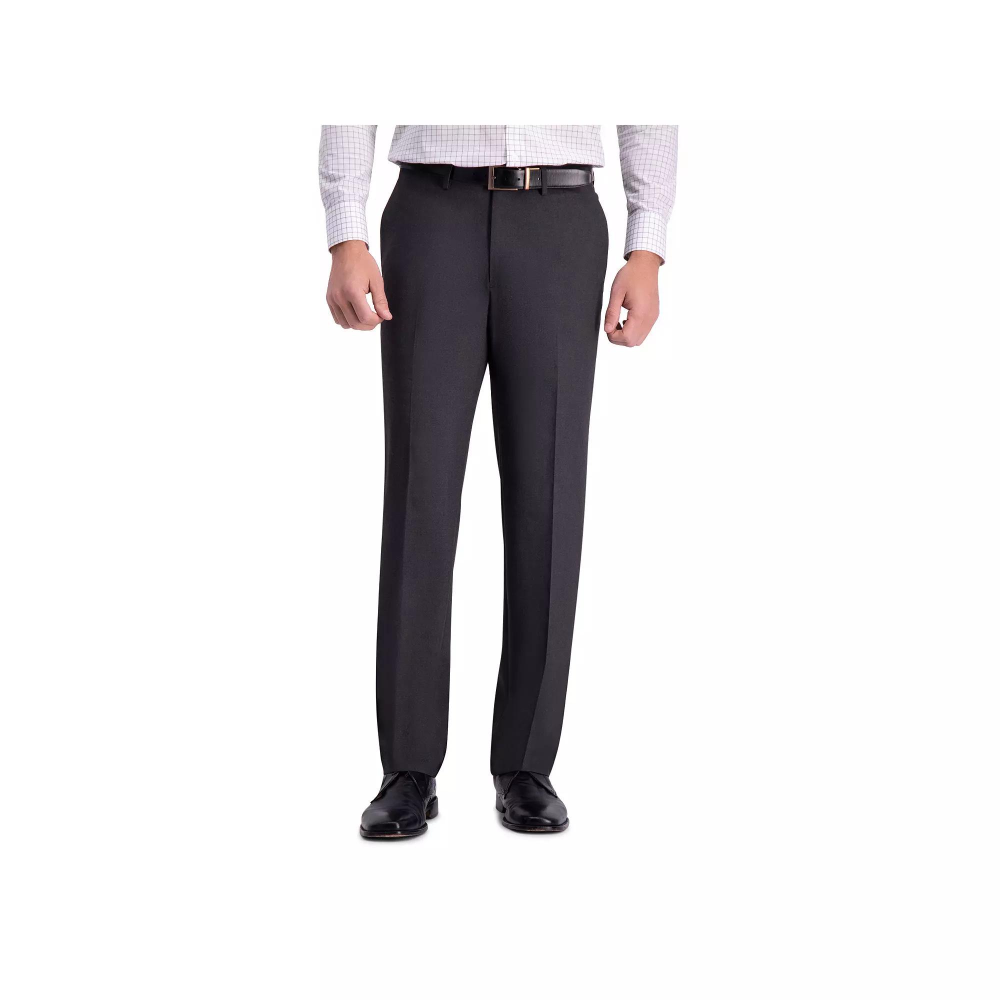 Mens J.M. Haggar Premium Flex-Waist Straight-Fit 4-Way Stretch Flat-Front Dress Pants, Mens Product Image