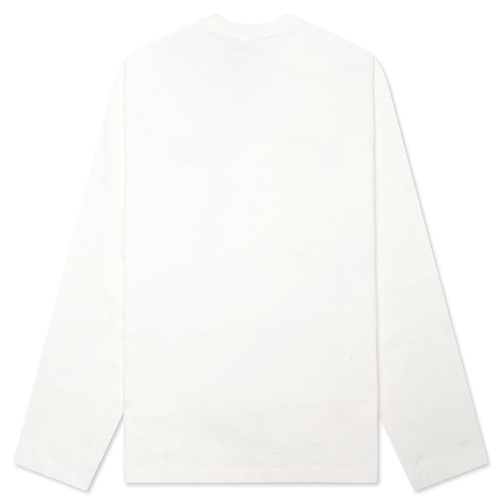 Long Sleeve Logo T-Shirt - Porcelain Male Product Image