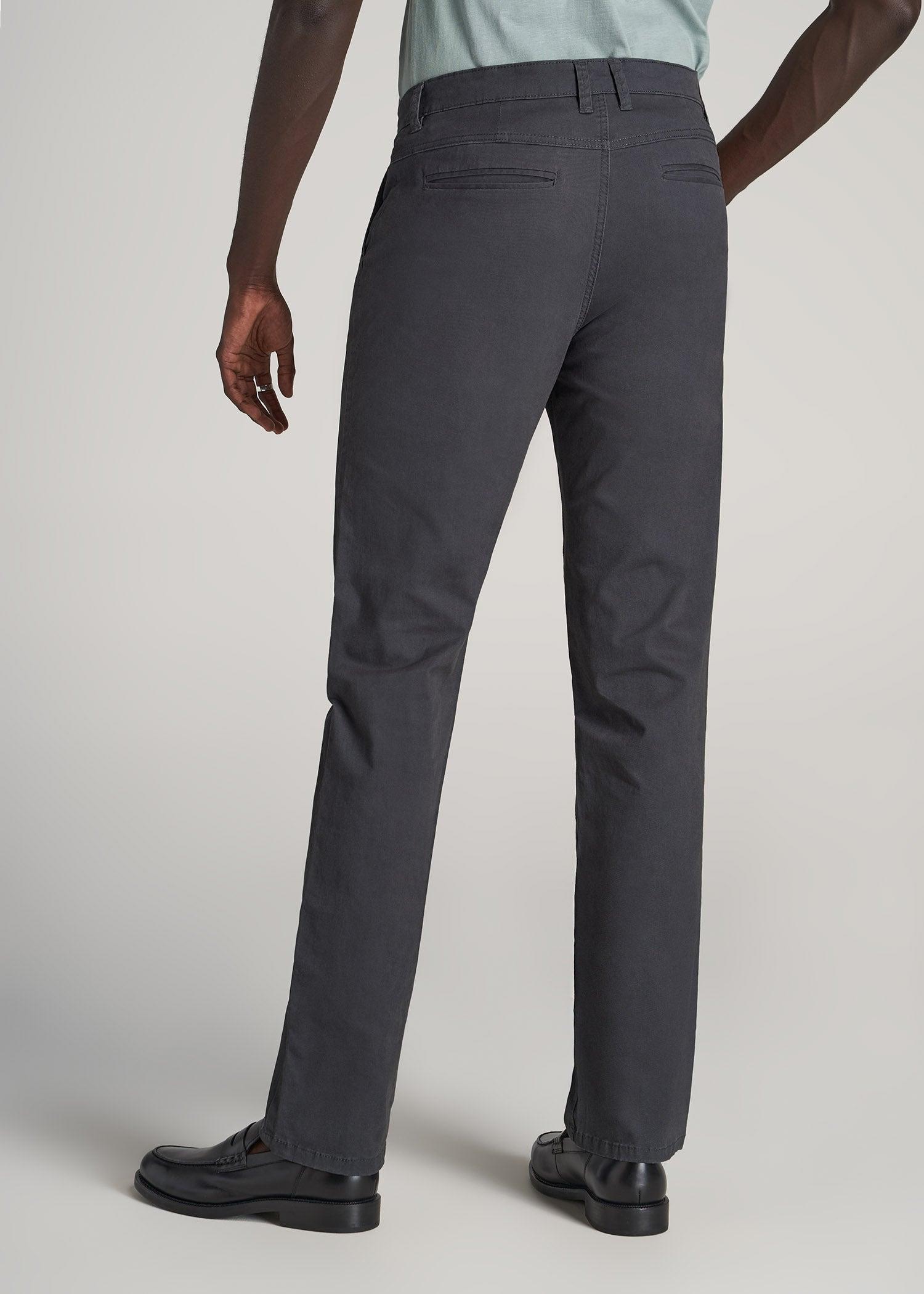 J1 STRAIGHT Leg Chinos for Tall Men in Iron Grey Product Image