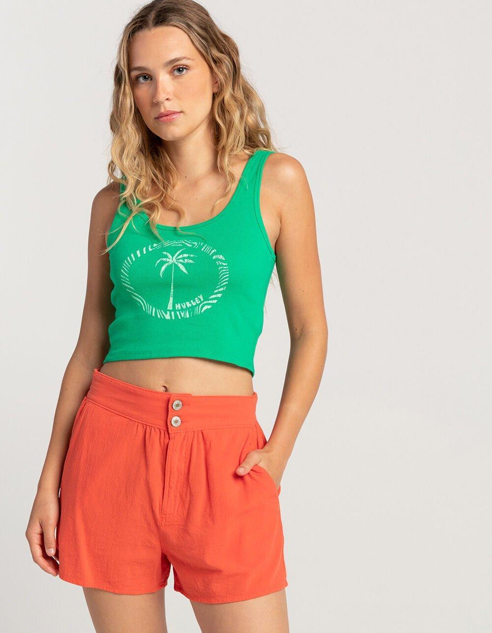 HURLEY Makena Womens Shorts - CORAL Product Image