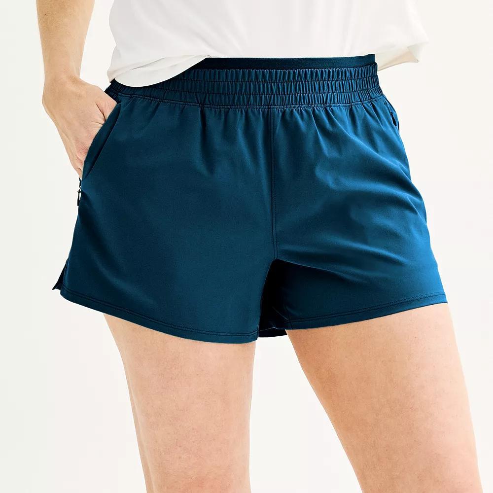 Women's Tek Gear® Woven Run Shorts, Size: XXL, Blue Crayon Product Image