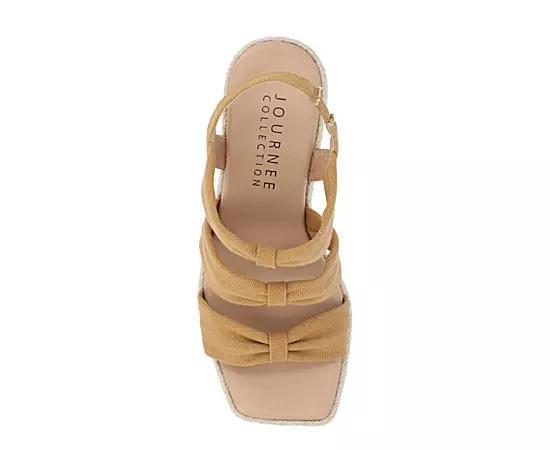 Journee Collection Womens Santorynn Platform Wedge Sandal Product Image
