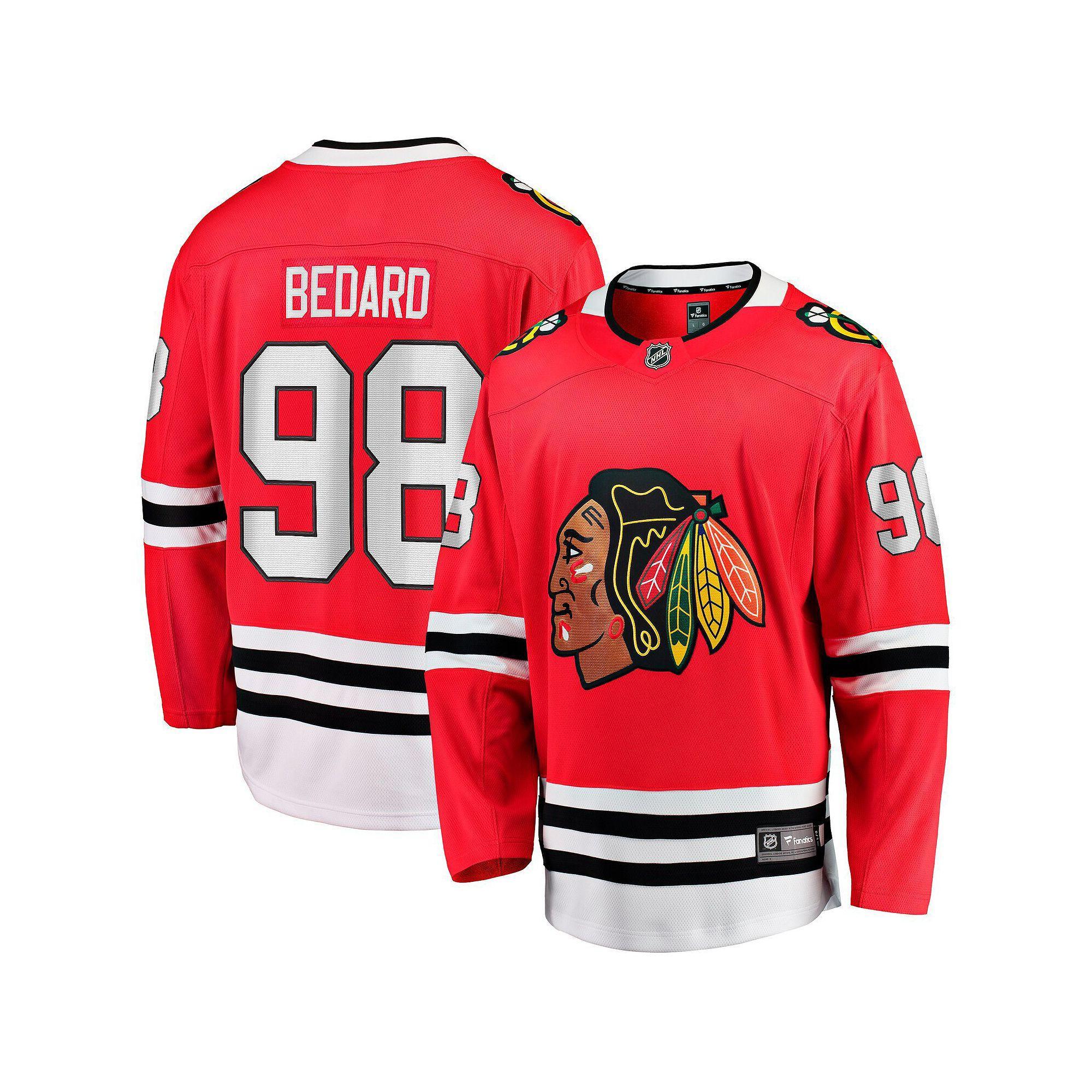 Men's Fanatics Connor Bedard Red Chicago Blackhawks Home Breakaway Player Jersey, Size: 4XL Product Image