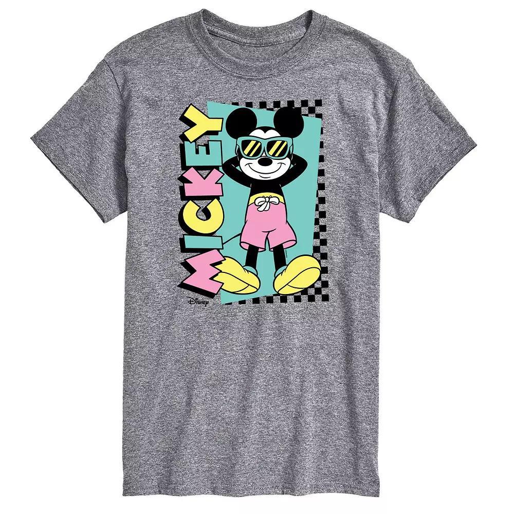 Disney's Mickey Mouse Big & Tall Sunbathe Graphic Tee, Men's, Size: XXL Tall, Gray Product Image